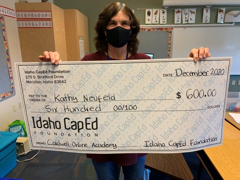Kathy Neufeld - Idaho CapEd Foundation Teacher Grant Winner