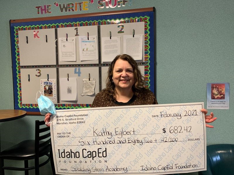 Kathy Egbert - Idaho CapEd Foundation Teacher Grant Winner