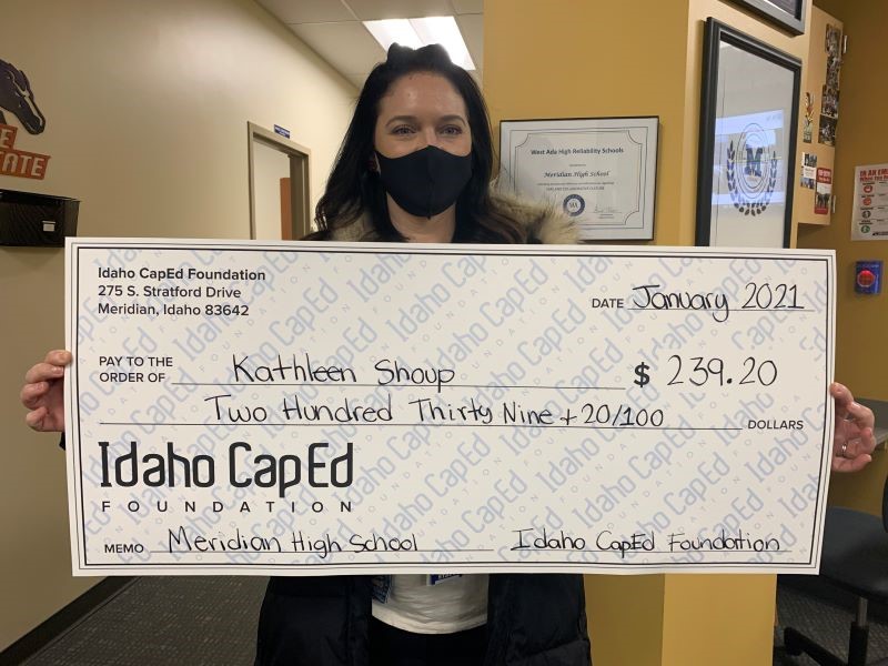 Kathleen Shoup - Idaho CapEd Foundation Teacher Grant Winner