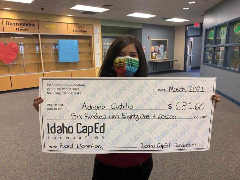 Adriana Cuchillo - Idaho CapEd Foundation Teacher Grant Winner