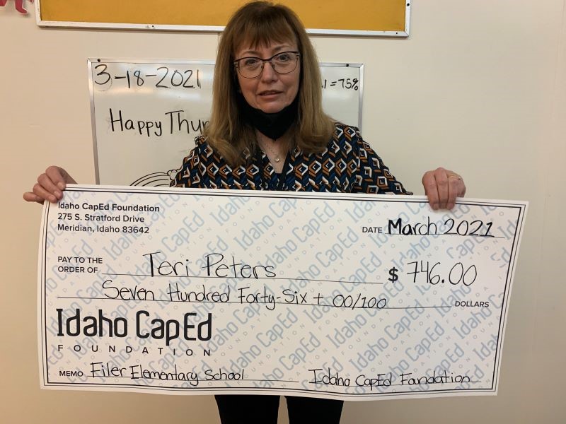 Teri Peters - Idaho CapEd Foundation Teacher Grant Winner