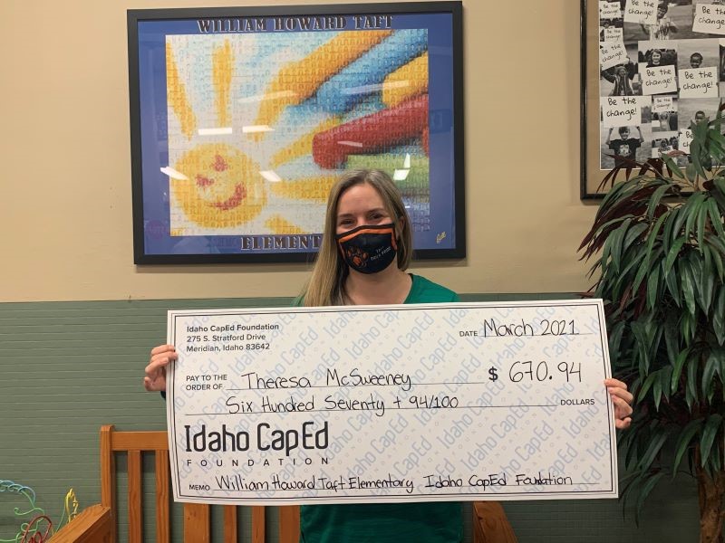 Theresa McSweeney - Idaho CapEd Foundation Teacher Grant Winner