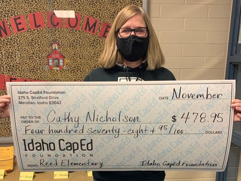 Cathy Nicholson - Idaho CapEd Foundation Teacher Grant Winner