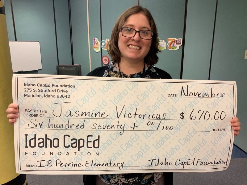 Jasmine Victorious - Idaho CapEd Foundation Teacher Grant Winner