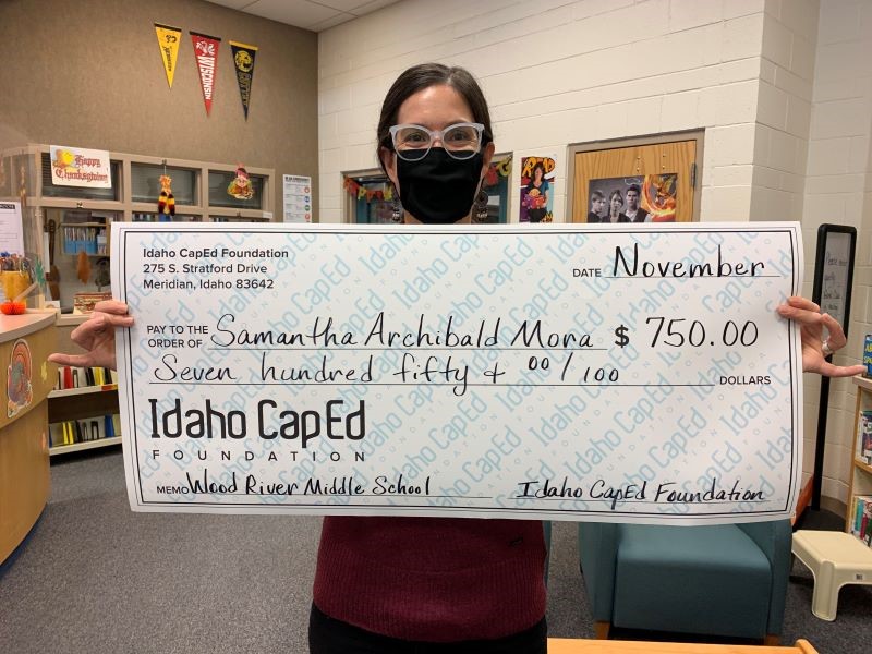Samantha Archibald Mora - Idaho CapEd Foundation Teacher Grant Winner
