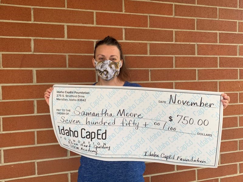 Samantha Moore - Idaho CapEd Foundation Teacher Grant Winner