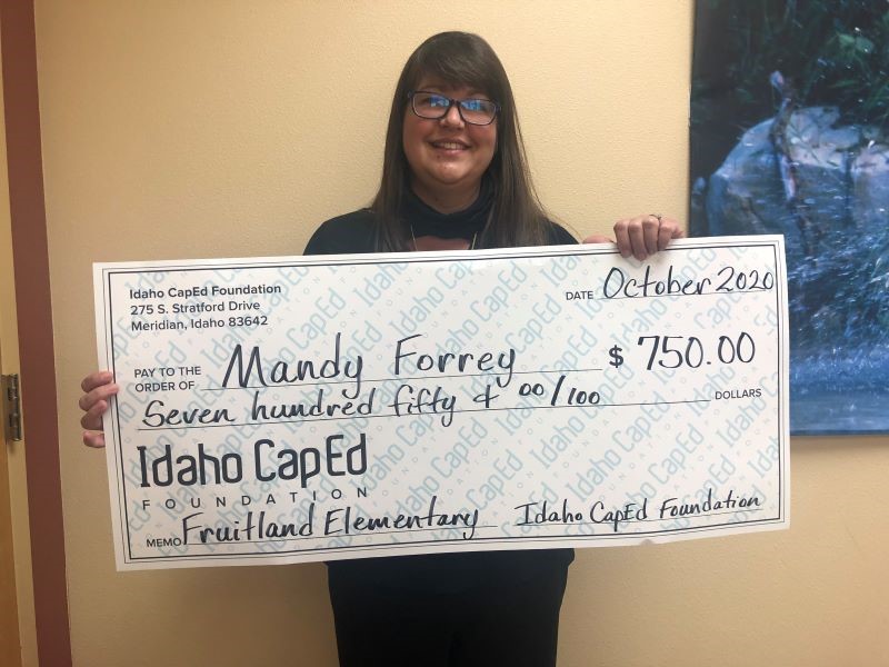Mandy Forrey - Idaho CapEd Foundation Teacher Grant Winner