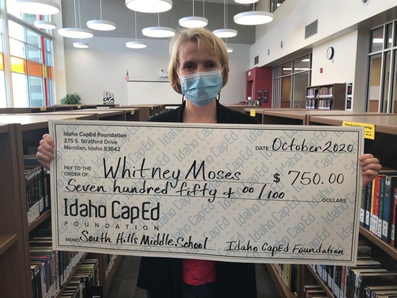 Whitney Moses - Idaho CapEd Foundation Teacher Grant Winner