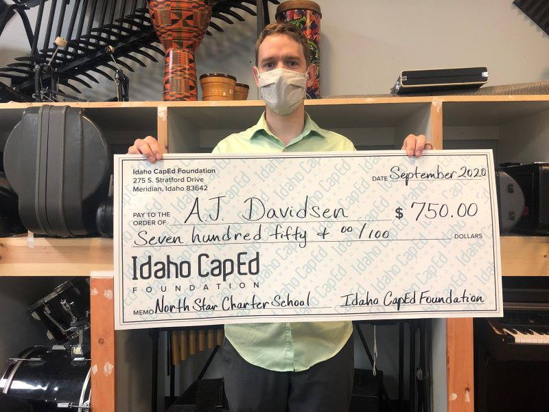 AJ Davidsen - Idaho CapEd Foundation grant winner.