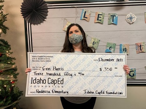 Erin Harris - December 2021 Idaho CapEd Foundation Teacher Grant Winner