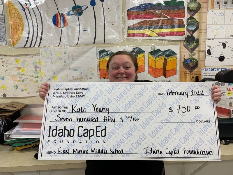 Kate Young - February 2022 Idaho CapEd Foundation Teacher Grant Winner