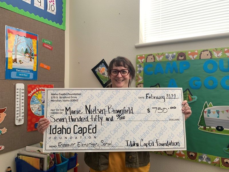 Marie Nielsen-Brownfield - February 2022 Idaho CapEd Foundation Teacher Grant Winner