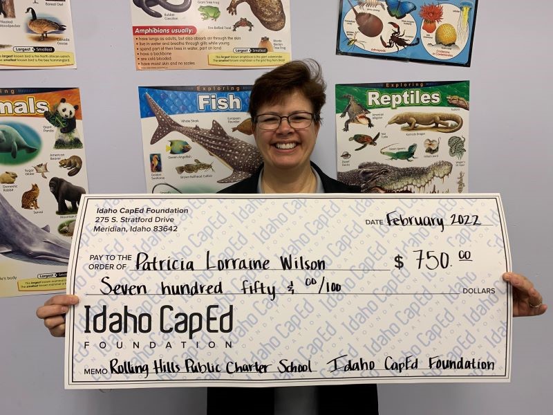 Lori Wilson - February 2022 Idaho CapEd Foundation Teacher Grant Winner