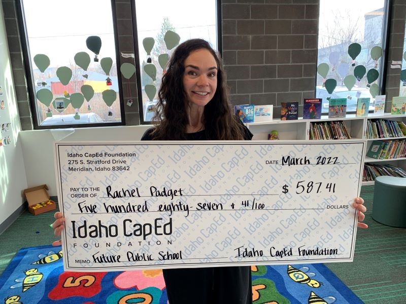 Rachel Padget - March 2022 Idaho CapEd Foundation Teacher Grant Winner