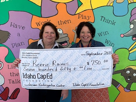 Kerrie Raines - September 2021 Idaho CapEd Foundation Teacher Grant Winner