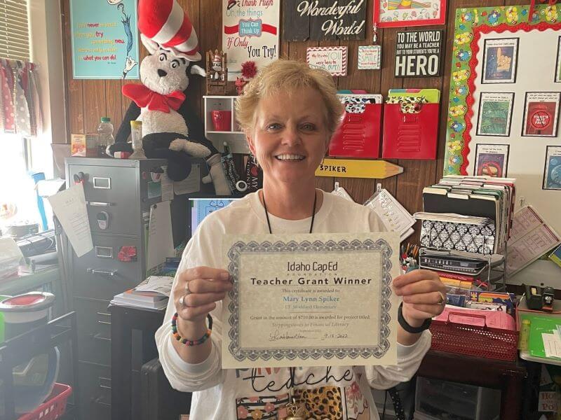 Mary Lynn Spiker - September 2022 Idaho CapEd Foundation Teacher Grant Winner