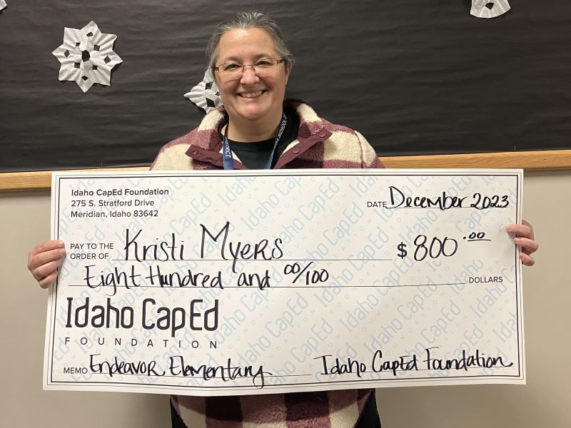 Kristi Myers - December 2023 Idaho CapEd Foundation Teacher Grant Winner