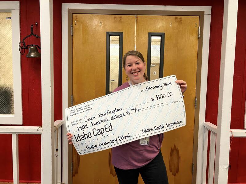 Sara Buffington - February 2024 Idaho CapEd Foundation Teacher Grant Winner