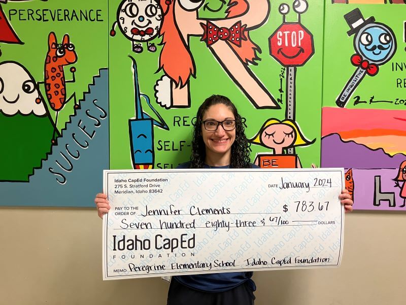 Jennifer Clements - January 2024 Idaho CapEd Foundation Teacher Grant Winner