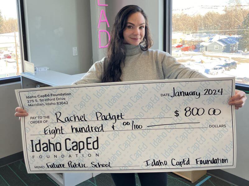 Rachel Padget - January 2024 Idaho CapEd Foundation Teacher Grant Winner