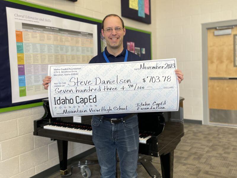 Steve Danielson - November 2023 Idaho CapEd Foundation Teacher Grant Winner