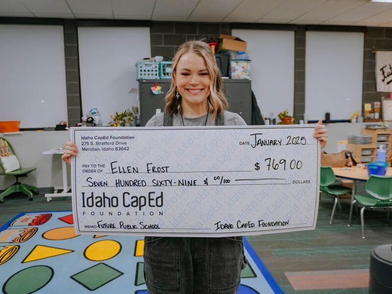 Ellen Frost - January 2025 Idaho CapEd Foundation Teacher Grant Winner
