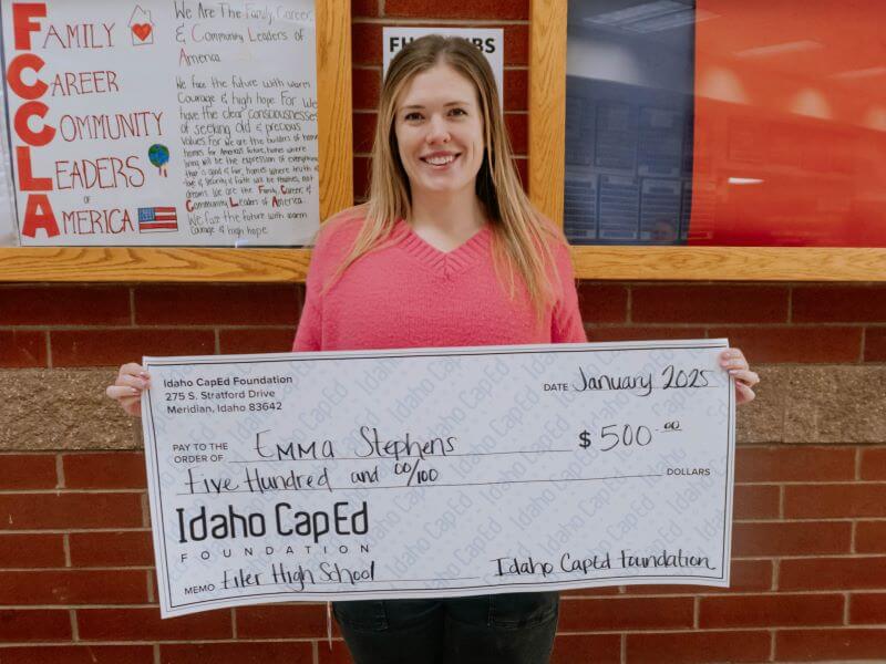 Emma Stephens - January 2025 Idaho CapEd Foundation Teacher Grant Winner