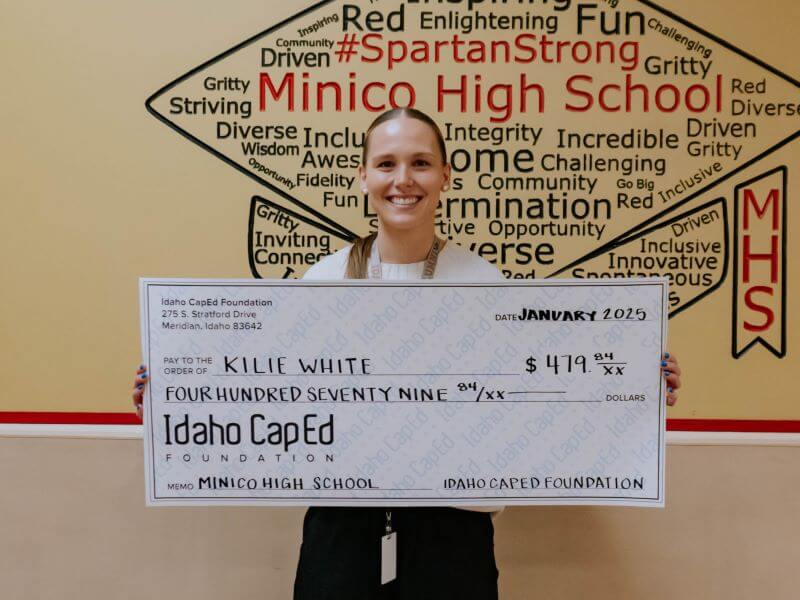 Kilie White - January 2025 Idaho CapEd Foundation Teacher Grant Winner