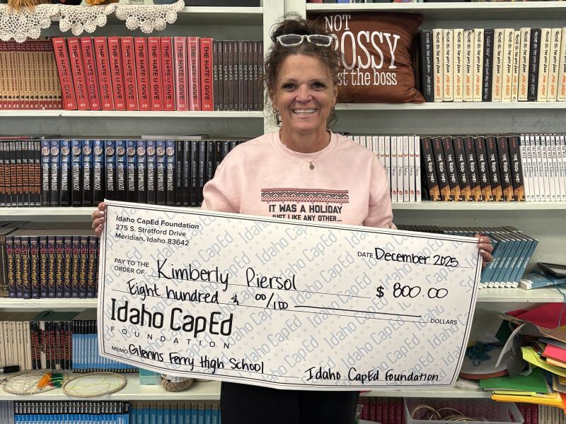 Kimberly Piersol - December 2025 Idaho CapEd Foundation Teacher Grant Winner