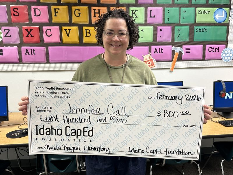 Jennifer Call - February 2026 Idaho CapEd Foundation Teacher Grant Winner