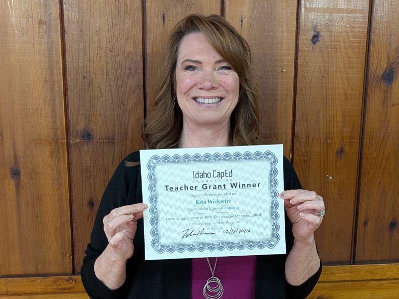 Kris Wickwire - February 2026 Idaho CapEd Foundation Teacher Grant Winner