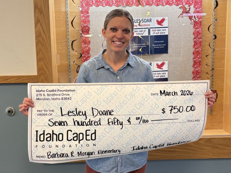 Lesley Doane - March 2026 Idaho CapEd Foundation Teacher Grant Winner