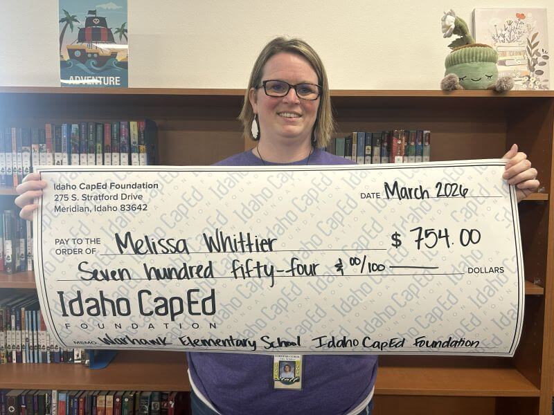 Melissa Whittier - March 2026 Idaho CapEd Foundation Teacher Grant Winner