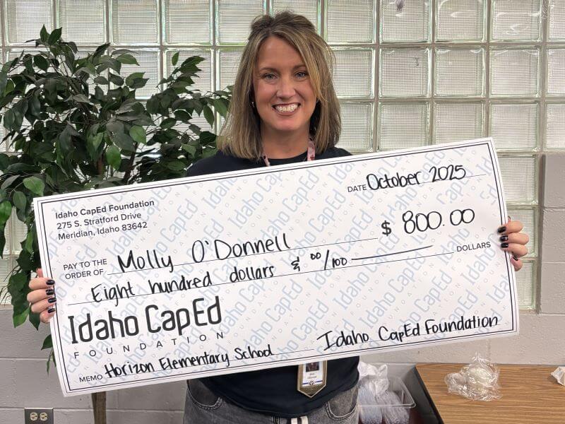 Molly O'Donnell - October 2025 Idaho CapEd Foundation Teacher Grant Winner