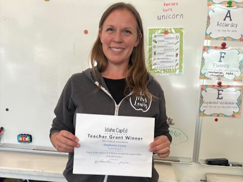 Stephanie Lewis - October 2025 Idaho CapEd Foundation Teacher Grant Winner