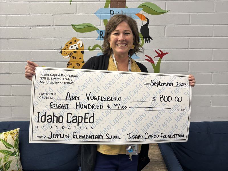 Amy Vogelsberg - September 2025 Idaho CapEd Foundation Teacher Grant Winner