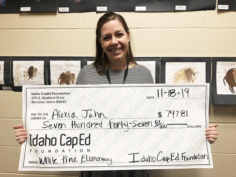 Alexia Jahn - Idaho CapEd Foundation Teacher Grant Winner