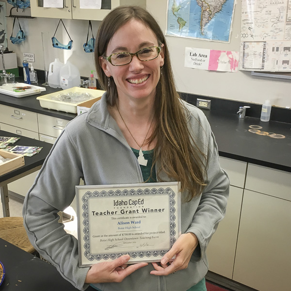 Alison Ward - Idaho CapEd Foundation Teacher Grant Winner