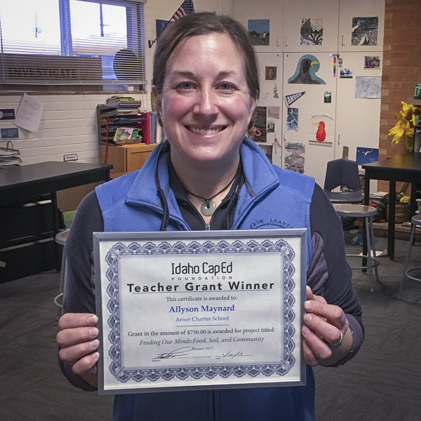 Allyson Maynard - Idaho CapEd Foundation Teacher Grant Winner