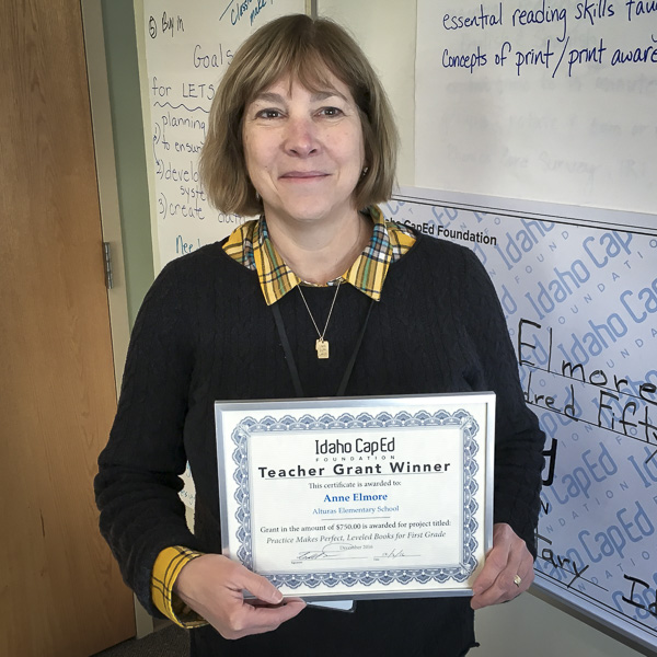Anne Elmore - Idaho CapEd Foundation Teacher Grant Winner
