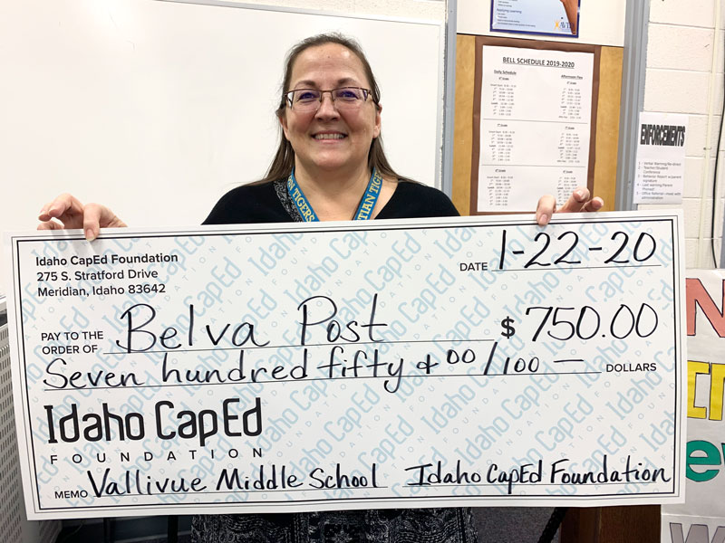 Belva Post - Idaho CapEd Foundation Teacher Grant Winner