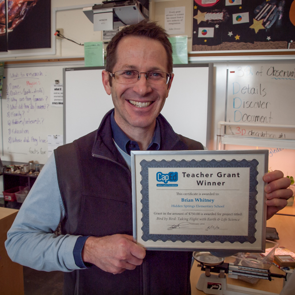 Brian Whitney - Idaho CapEd Foundation Teacher Grant Winner