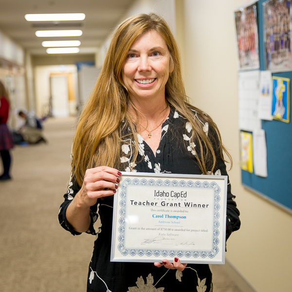 Carol Thompson - Idaho CapEd Foundation Teacher Grant Winner