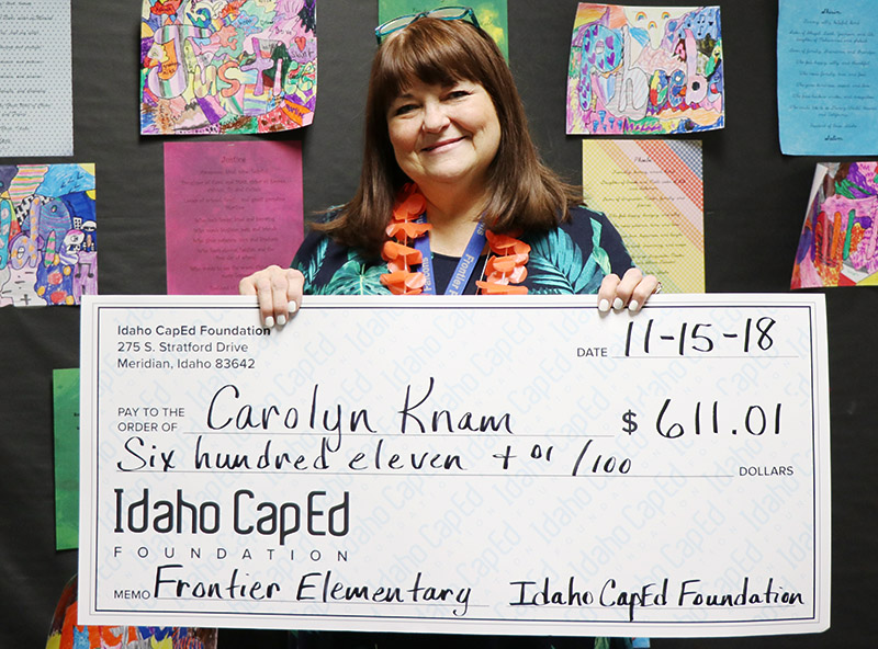 Carolyn Knam - Idaho CapEd Foundation Teacher Grant Winner