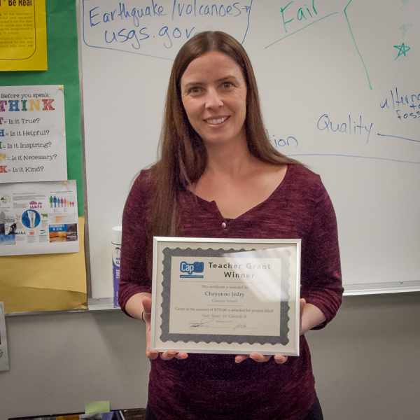 Cheyenne Jedry - Idaho CapEd Foundation Teacher Grant Winner