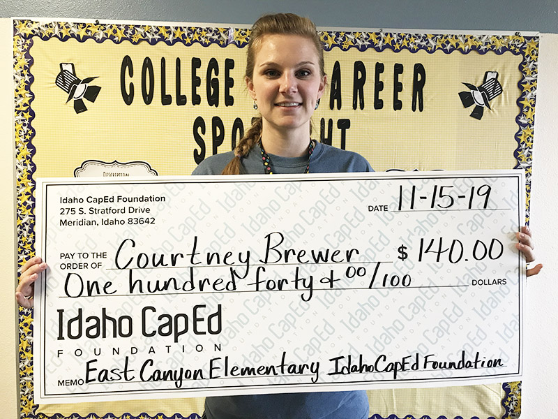 Courtney Brewer - Idaho CapEd Foundation Teacher Grant Winner