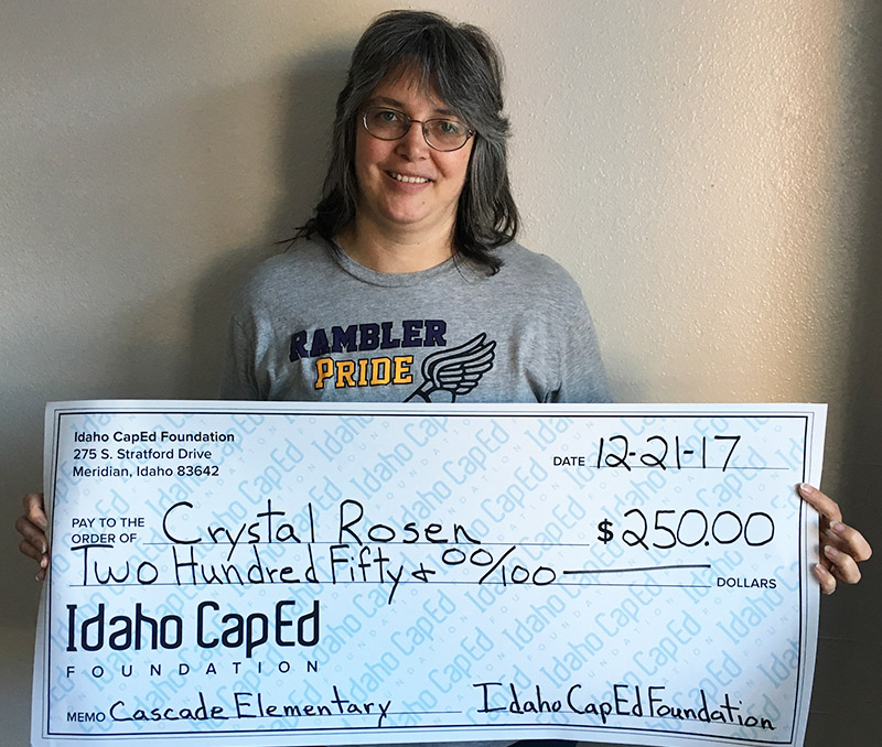Crystal Rosen - Idaho CapEd Foundation Teacher Grant Winner