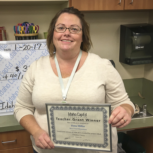 Dana Miller - Idaho CapEd Foundation Teacher Grant Winner