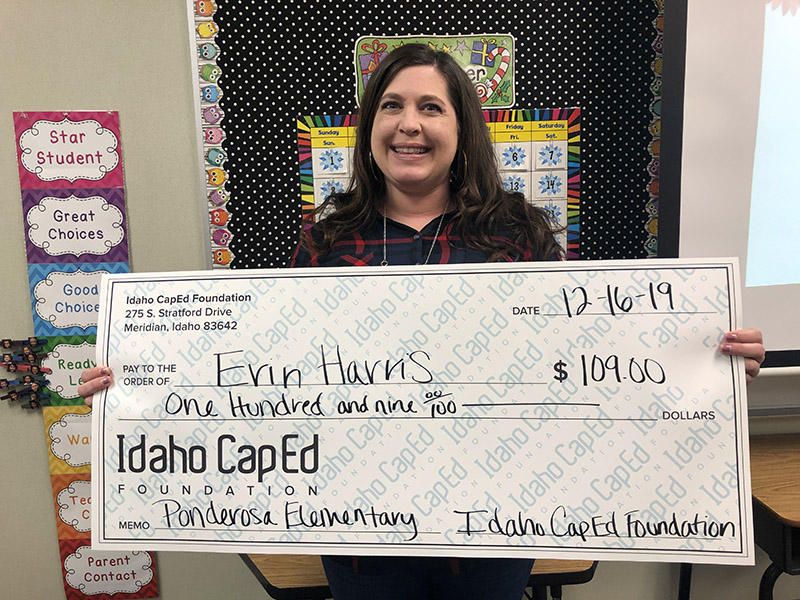 Erin Harris - Idaho CapEd Foundation Teacher Grant Winner