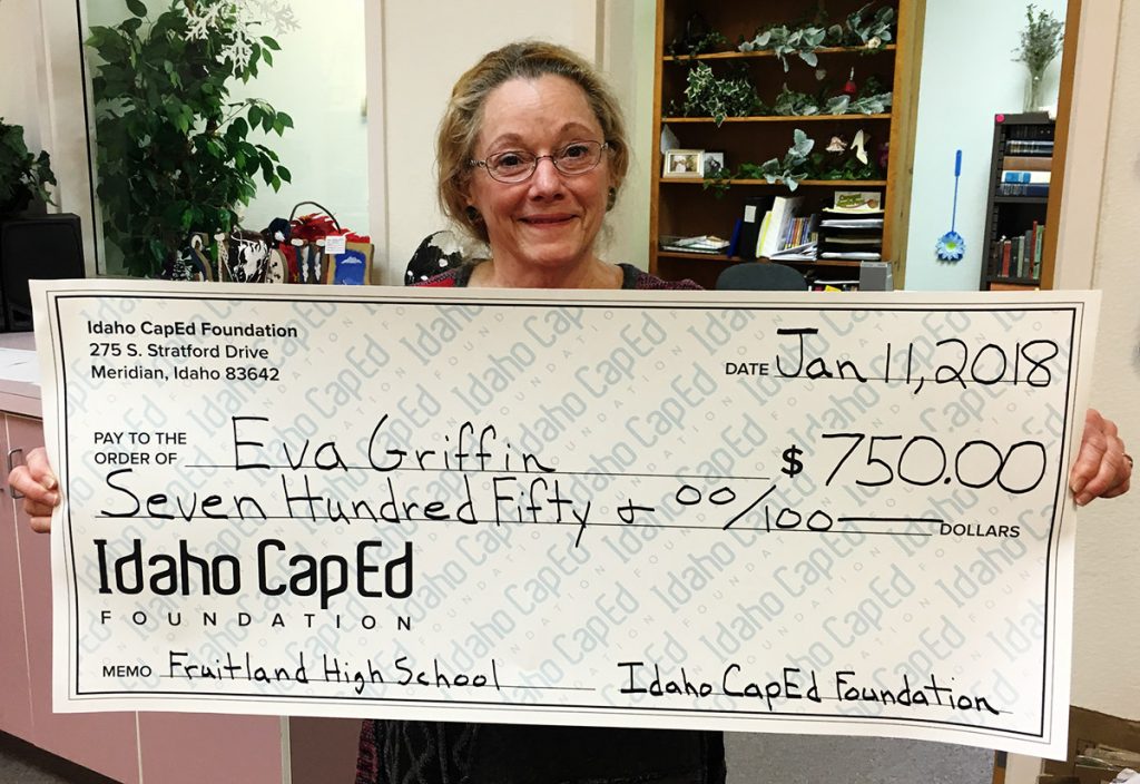 Eva Griffin - Idaho CapEd Foundation Teacher Grant Winner